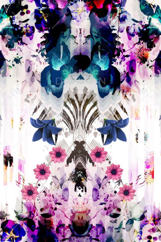 抽象印花华亿平台图片