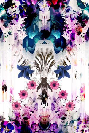 抽象印花华亿平台图片