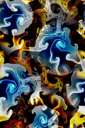 抽象印花华亿平台图片