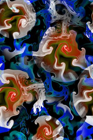 抽象印花华亿平台图片