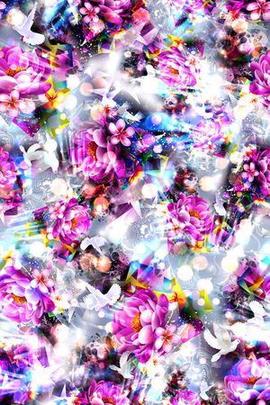 多彩印花华亿平台图片