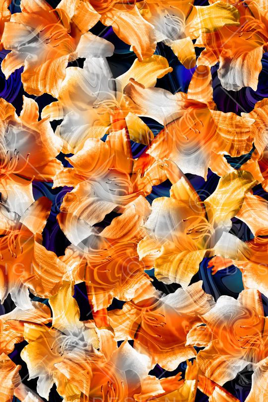 抽象印花华亿平台图片