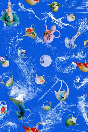 茶壶印花华亿平台图片