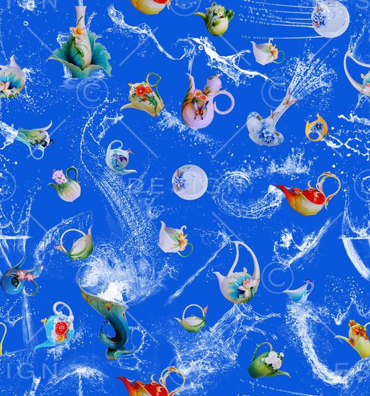 茶壶印花华亿平台图片