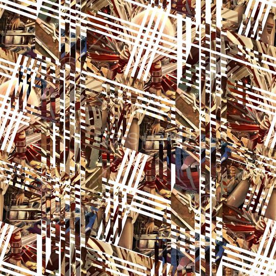 复古印花华亿平台图片