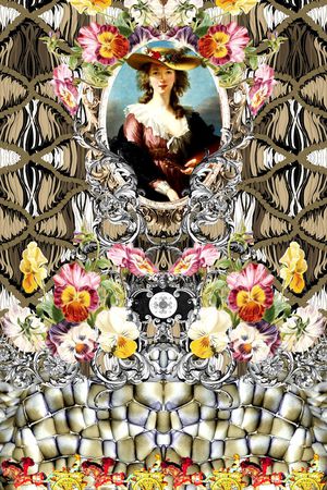 欧式印花华亿平台图片