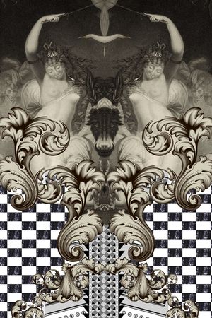 时尚大牌印花华亿平台图片