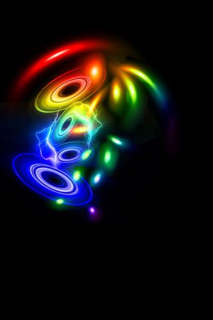 运动光晕发光印花印花华亿平台图片