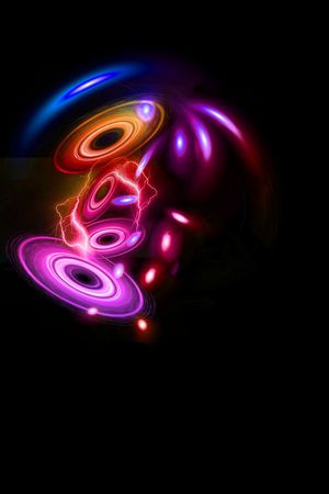 运动光晕发光印花印花华亿平台图片