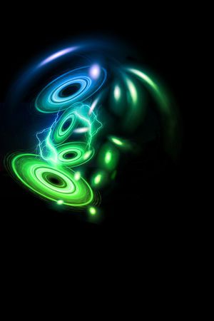 运动光晕发光印花印花华亿平台图片