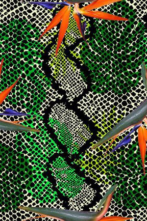 芭蕉叶印花华亿平台图片