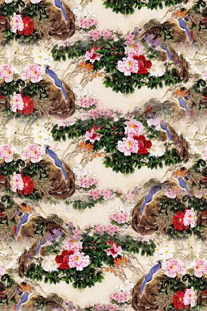 中国工笔印花华亿平台图片