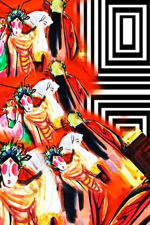 MAX-中国风印花华亿平台图片