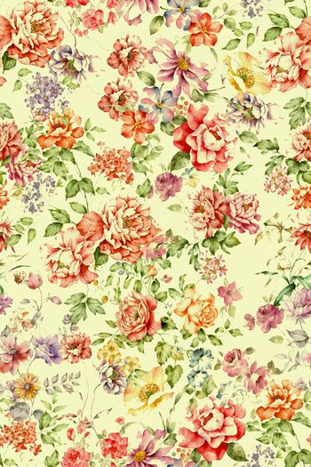 472746-欧式复古花卉 家纺华亿平台 箱包华亿平台