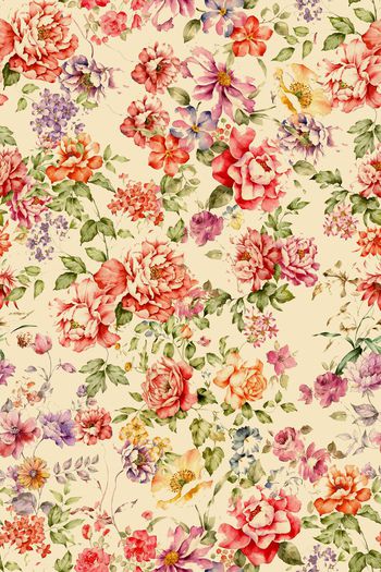 472747-欧式复古花卉 家纺华亿平台 箱包华亿平台