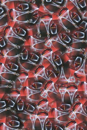 红酒印花华亿平台图片