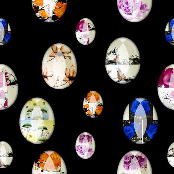 472835-彩蛋艺术满版印花