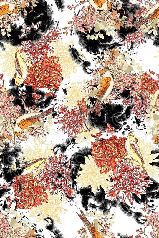 水彩印花华亿平台图片