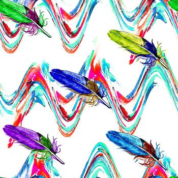 472856-条子 条纹 彩虹 简单  个性 羽