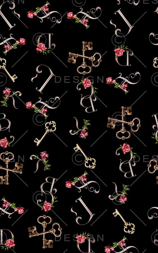 花卉组合印花华亿平台图片