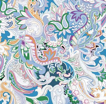 472934-韩式少女系列抽象佩斯里漩涡纹女装花