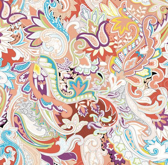 宫廷风印花华亿平台图片