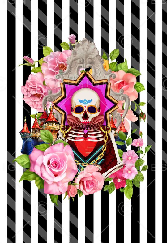 黑白条纹印花华亿平台图片