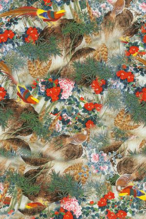 中国工笔印花华亿平台图片