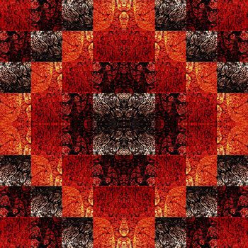 473052-时尚潮流中国风几何拼图花卉