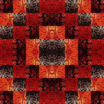 473053-时尚潮流中国风几何拼图花卉