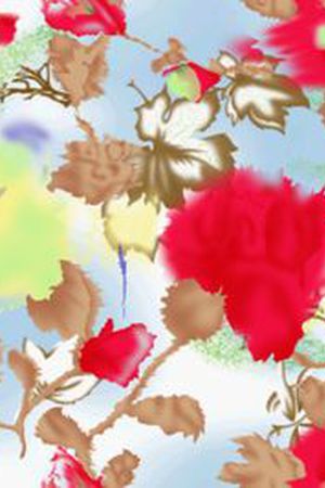 水粉印花华亿平台图片