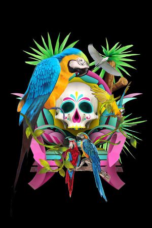 动物印花华亿平台图片