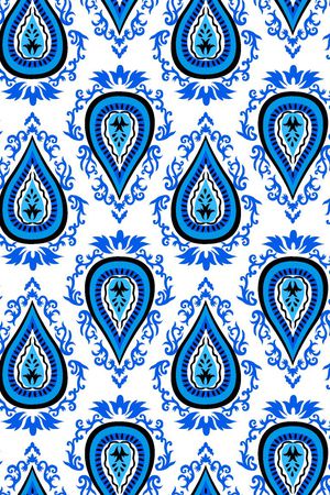 青花瓷印花华亿平台图片