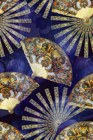 巴洛克印花华亿平台图片