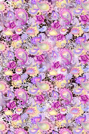 时尚清新唯美印花华亿平台图片