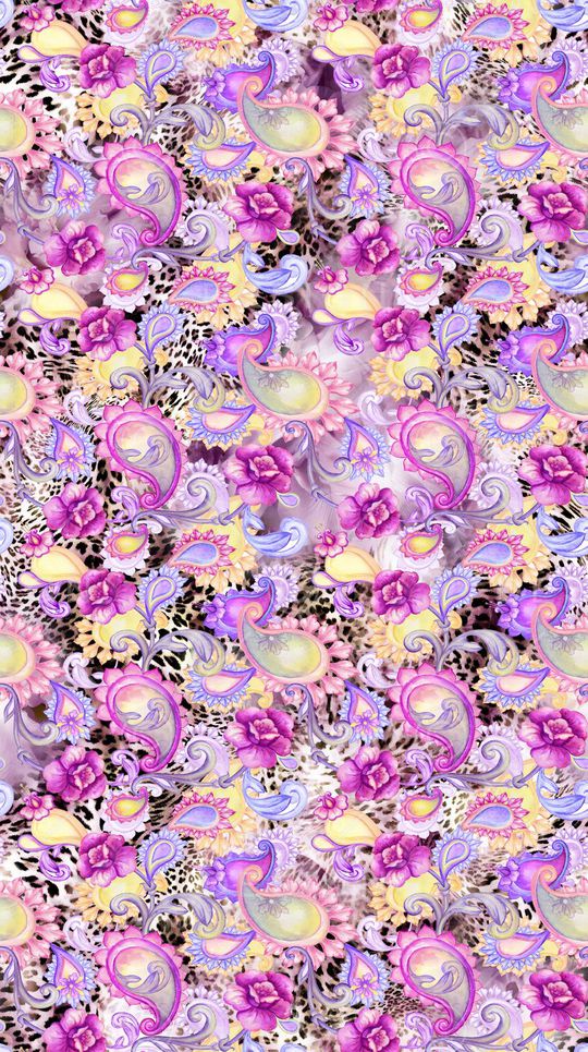 时尚清新唯美印花华亿平台图片