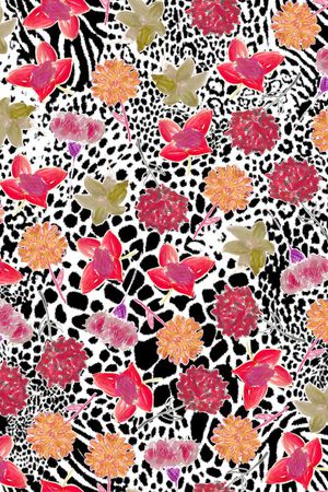 抽象印花华亿平台图片