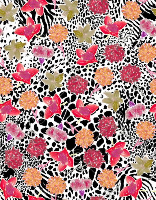 抽象印花华亿平台图片