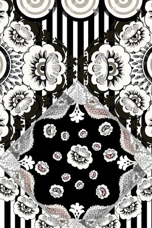 时尚大牌印花华亿平台图片