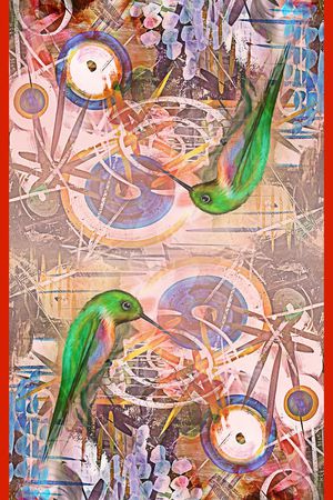 鸟印花华亿平台图片