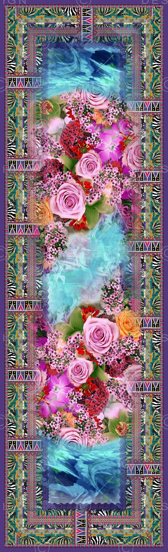 花卉玫瑰海洋印花华亿平台图片