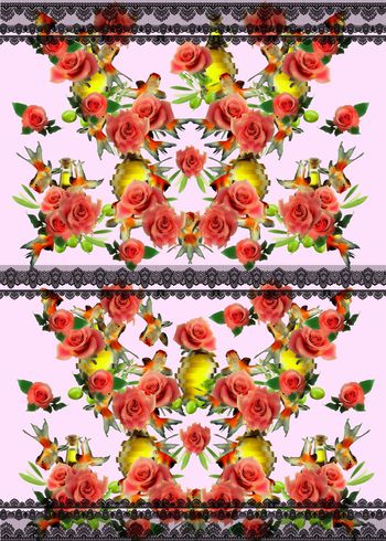 473343-定位蕾丝玫瑰