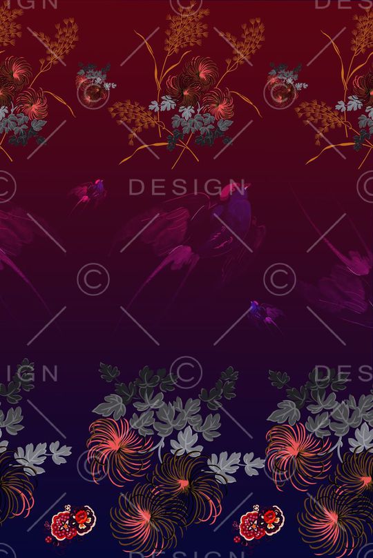 复古印花华亿平台图片