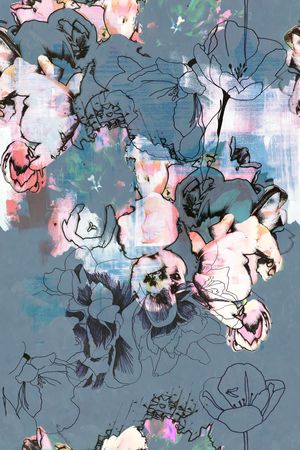 抽象印花华亿平台图片