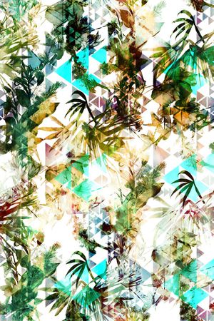 抽象印花华亿平台图片