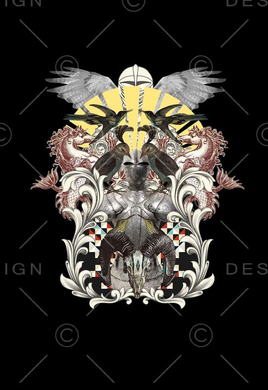 潮流时尚印花华亿平台图片