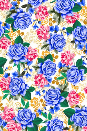 抽象几何底纹印花华亿平台图片