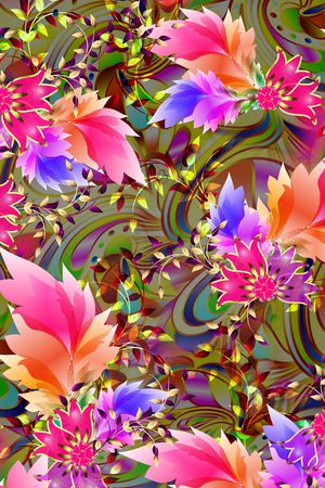 抽象几何印花华亿平台图片