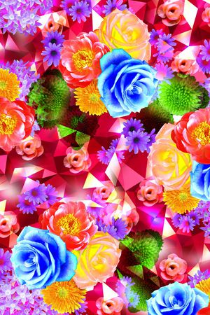 抽象底纹印花华亿平台图片