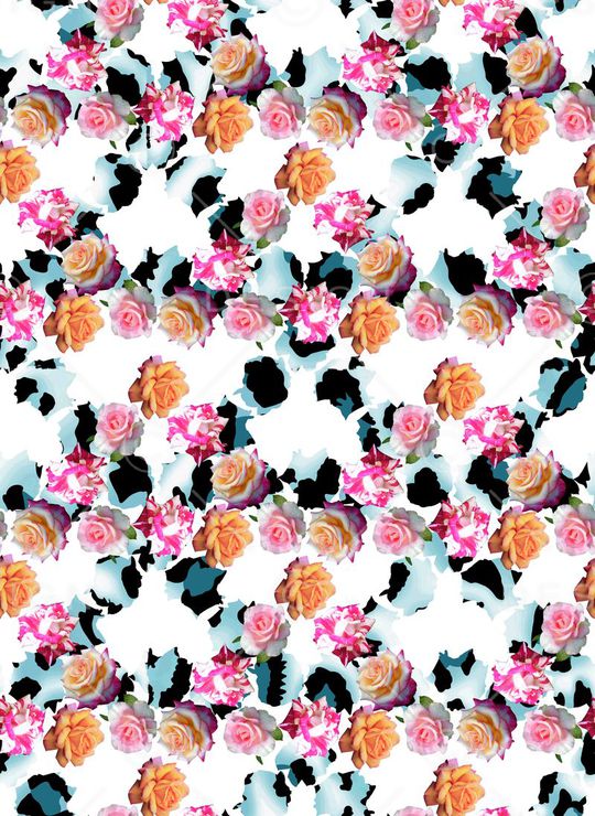 动物纹印花华亿平台图片